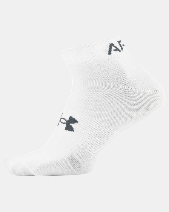 Men's UA Essential Low Cut Socks - 6-Pack, Gray, pdpMainDesktop image number 7